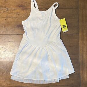 All in motion White Sleeveless Kids Tennis Dress, Size 8